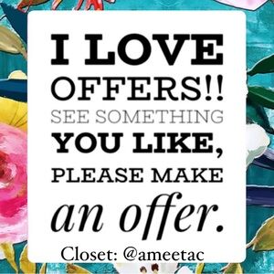 Offers/Counteroffers Welcome!